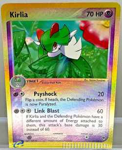 Pokemon Kirlia 40/100 Reverse Holo from the EX Sandstorm set - lightly played - Image 1