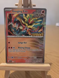 Pokemon TCG - Gouging Fire SVP 151 – Surging Sparks Pre-Release Black Star Promo - Image 1