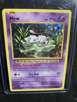 Pokemon TCG 7 card lot - NM Condition - Mew, Mewtwo Etc. See pictures! - Image 2