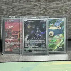 Pokemon TCG 151 Scarlet & Violet SEALED Promo Set Mewtwo Mew Snorlax Black Star - Image 1