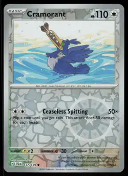 Cramorant 137/159 Common Journey Together Pokemon Reverse Holo Near Mint - Image 1