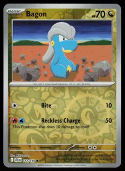 Bagon 112/159 Common Journey Together Pokemon Reverse Holo Near Mint - Image 1