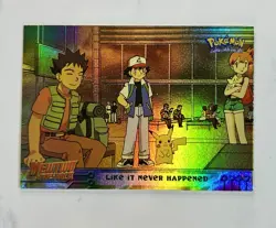 Like It Never 1999 Topps Pokemon Movie Ed. Rainbow Foil #40 * NM * Black Logo - Image 1