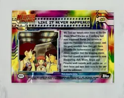Like It Never 1999 Topps Pokemon Movie Ed. Rainbow Foil #40 * NM * Black Logo - Image 2