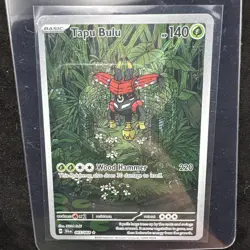 Tapu Bulu - 065/064 - Pokemon Shrouded Fable Illustration Rare NM - Image 1