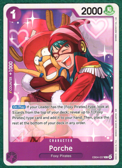 Porche - The Azure Sea's Seven (OP14) EB04-037 - One Piece CCG Card - Image 1