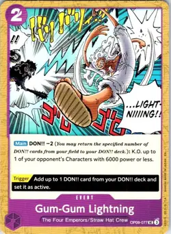 One Piece | Starter Deck 26: PURPLE/BLACK Monkey.D.Luffy | Gum-Gum Lightning (Re - Image 1