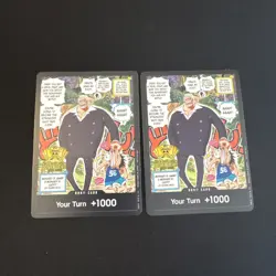 2 One Piece 2nd Anniversary Don (Monkey.D.Luffy, Garp) Promo NM - Image 1