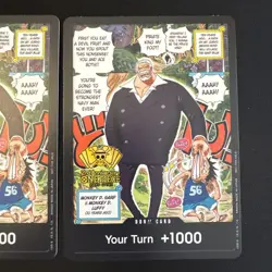 2 One Piece 2nd Anniversary Don (Monkey.D.Luffy, Garp) Promo NM - Image 3