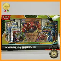 Pokemon Trading Card Game Incineroar ex and Torterra ex Special Collection Box - Image 1