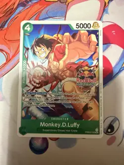 Monkey.D.Luffy (Red Bull Double Don!!) PRB02-005 One Piece Promotion Cards - Image 1