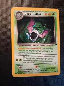 Pokemon Dark Golbat 7/82 Team Rocket Unlimited Card. NM Condition - Image 1