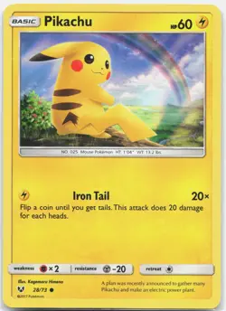 Pikachu - 28/73 (Water Web Holo) Promo Miscellaneous Cards & Products MCAP Light - Image 1