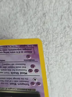 Pokemon Dark Alakazam 1/82 Team Rocket Holo Rare 2000 WOTC 60 HP Vintage Card - Image 4