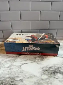 Play Booster Box Marvel's Spider-Man SPM MTG Factory Sealed In hand - Image 1