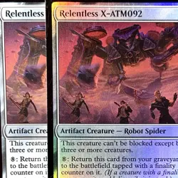 Relentless X-ATM092 x2 - Reg & FOIL - MTG - FIN - 0268 - UNCOMMON ~ NM - Image 1