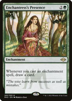 MTG - Enchantress's Presence - Modern Horizons 2 - X1 - (NM) - - Image 1