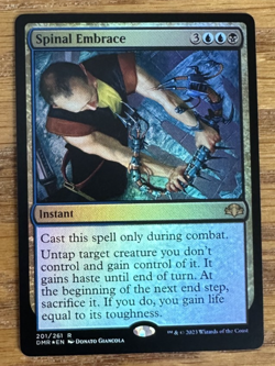 MTG Dominaria Remastered, Spinal Embrace - Foil - Image 1