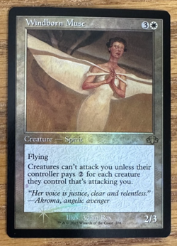 MTG Dominaria Remastered, Windborn Muse - Retro Foil - Image 1