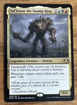 MTG Dominaria Remastered, Sol'kanar the Swamp King - Image 1