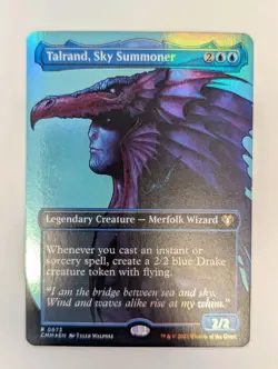Talrand, Sky Summoner (Borderless) Commander Masters Foil - MTG RARE - Image 1