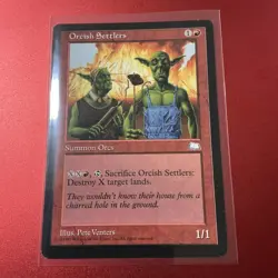 MTG Magic the Gathering Orcish Settlers (112/167) Weatherlight LP - Image 1