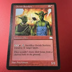 MTG Magic the Gathering Orcish Settlers (112/167) Weatherlight LP - Image 2