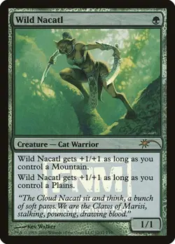Wild Nacatl - Foil Promo Friday Night Magic 2010 LP MTG - Image 1