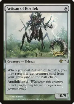 Artisan of Kozilek - Foil Promo Friday Night Magic 2011 LP MTG - Image 1
