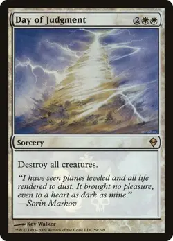 Day of Judgment - Foil Buy-a-Box Promo Zendikar MP MTG - Image 1