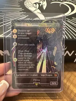 Summon: Bahamut (Borderless) Final Fantasy Foil Near Mint English MTG - Image 1