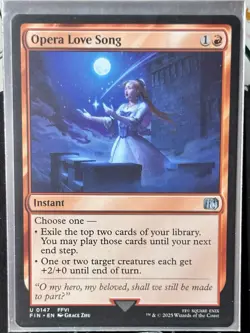 Opera Love Song x2 - Reg & FOIL - MTG - FIN - 0147 - UNCOMMON ~ NM - Image 4