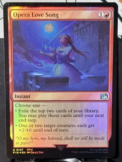Opera Love Song x2 - Reg & FOIL - MTG - FIN - 0147 - UNCOMMON ~ NM - Image 5