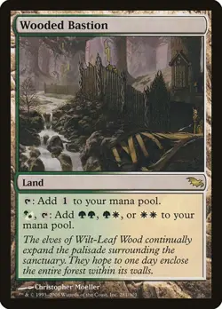 Wooded Bastion Shadowmoor MP MTG - Image 1