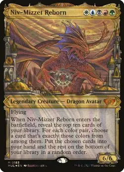 Niv-Mizzet Reborn - Halo Foil Showcase MUL NM MTG - Image 1