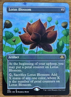 MTG Dominaria Remastered, Lotus Blossom - Borderless - Image 1