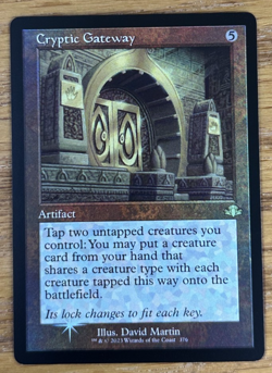 MTG Dominaria Remastered, Cryptic Gateway - Retro Foil - Image 1