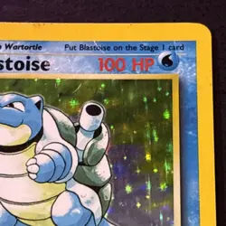 Blastoise 2/102 Base Set Pokemon TCG Holo Foil Rare Vintage Card Played MP- - Image 3