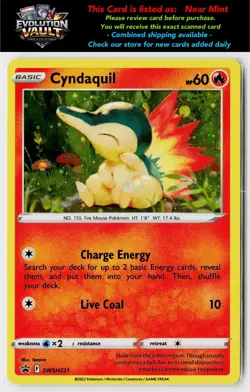 SWSH: Sword & Shield Promo Cards #SWSH221 Cyndaquil (holo) - Image 1