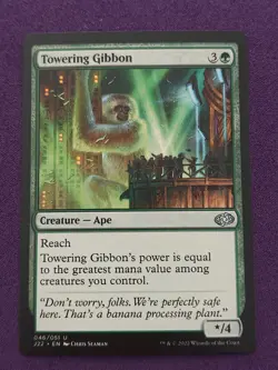 Towering Gibbon 46 U Jumpstart 2022 NM MTG - Image 1