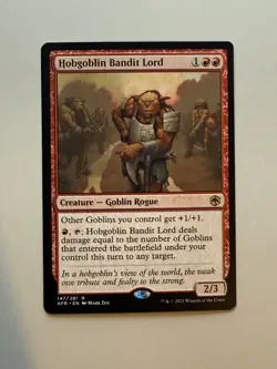 Hobgoblin Bandit Lord Adventures in the Forgotten Realms Regular 147/281 - Image 1