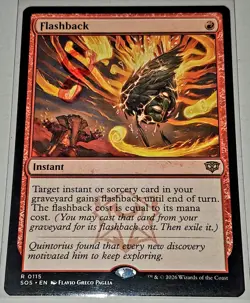 Flashback 0115 Regular Secrets of Strixhaven MTG NM MTG Magic The Gathering - Image 1