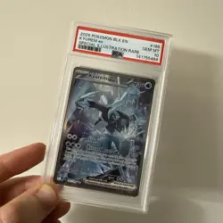 2025 POKEMON BLK EN-BLACK BOLT SPECIAL ILLUSTRATION RARE #165 KYUREM EX PSA 10 - Image 1