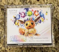 Pokemon Center Prismatic Evolutions Elite Trainer Box PC ETB Factory Sealed - Image 1