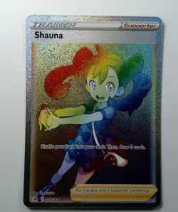 Pokemon TCG Shauna 278/264 Secret Rainbow Rare – Fusion Strike – Near Mint - Image 1