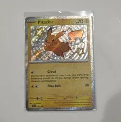 The Pokemon Company Pikachu 131/091 SV Paldean Fates Shiny Rare Holo EN 70 - Image 1