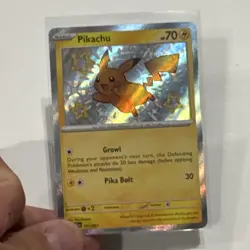 The Pokemon Company Pikachu 131/091 SV Paldean Fates Shiny Rare Holo EN 70 - Image 2