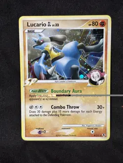 Pokemon TCG Lucario GL Platinum Rising Rivals Holo - Image 1