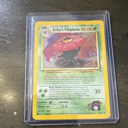 Pokemon Wizards of the Coast Erika's Vileplume Holo 005/132 - Image 1