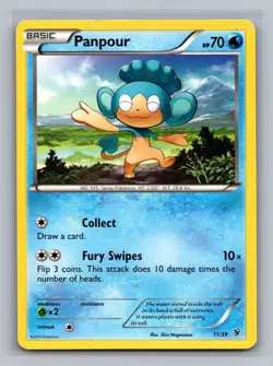 Panpour 11/39 Kalos Starter Set Pokemon Near Mint - Image 1